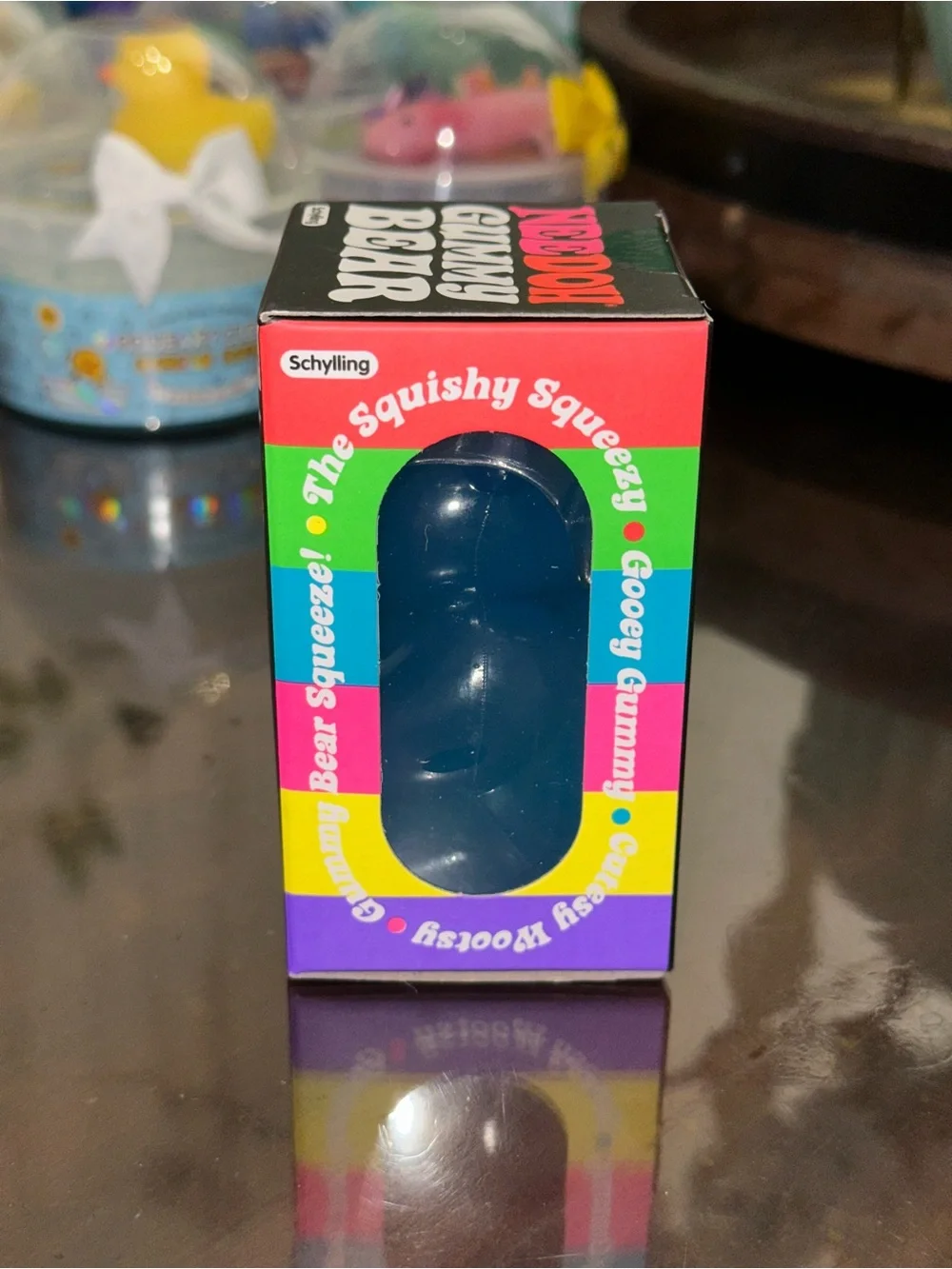 NeeDoh Blue Gummy Bear Stress Toy by Schylling